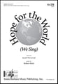 Hope for the World SATB choral sheet music cover